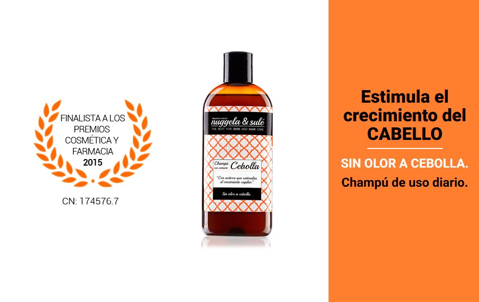 Imagen de Champú de cebolla, finalista a los premios cosmética y farmacia 2015